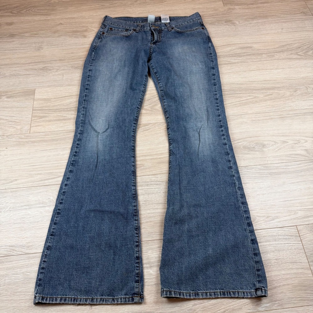 Vintage 90s Lucky Brand‎ By Gene Montesano Sweet N Low Flare Jeans Womens 28